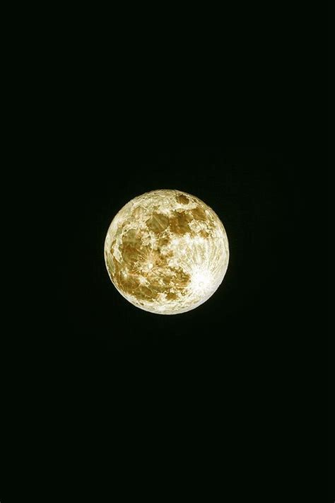 Whole Moon Yellow Dark Nature Space Sky Iphone 4s Wallpapers Free Download