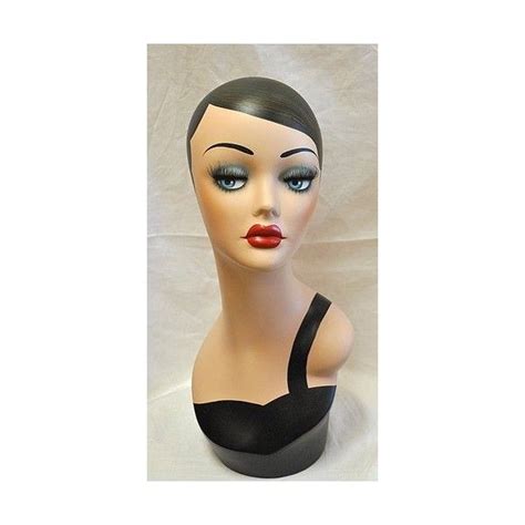 Beautiful Hand Painted Vintage Style Art Deco Flapper Mannequin Head