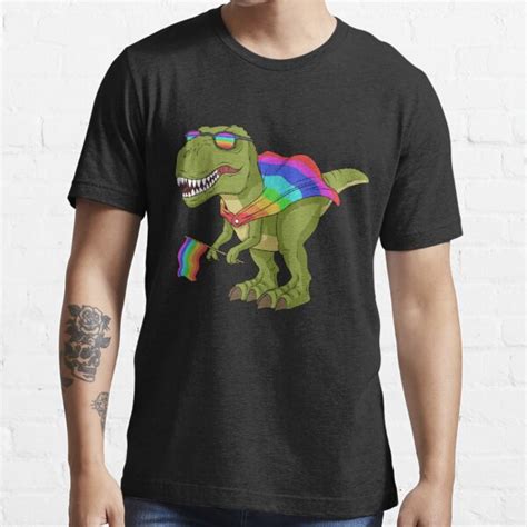 Lgbt Women Gay Pride Gifts Men Bi Lgbtq T Rex Dinosaur T Shirt For
