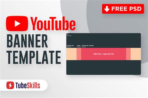 Youtube Banner Template Psd Free Download Tubeskills