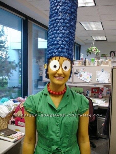 Cool Homemade Marge Simpson Costume Marge Simpson Costume Halloween