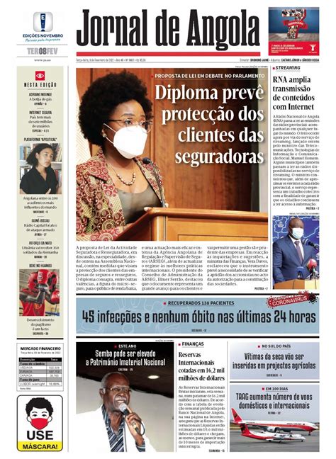 Jornal De Angola Terça 08 De Fevereiro De 2022