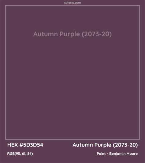 Autumn Purple 2073 20 Complementary Or Opposite Color Name And Code