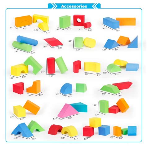Mua Mini Tudou 137 Pcs Foam Blocks For Toddlers Soft Stacking Building