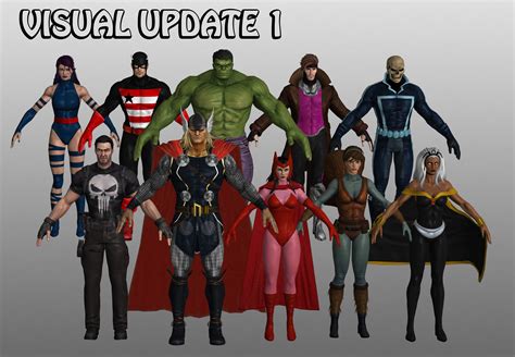 Visual Update Marvel Heroes Xnalara 1 By Xelandis On Deviantart
