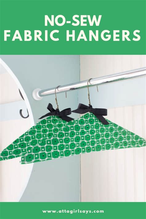 Fabric Clothes Hangers You Can Diy To Beautify And Organize