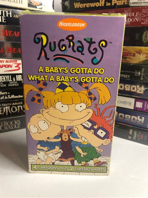 Nickelodeon Rugrats A Babys Gotta Do What Volume Vhs Video Tape Nick