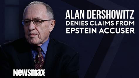 Alan Dershowitz Denies Claims From Epstein Accuser Youtube