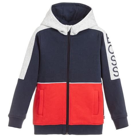 Последние твиты от up_top_boss (@up_top_boss). BOSS - Boys Blue Cotton Zip-Up Top | Childrensalon