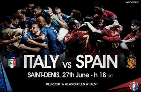 Group e winners italy host defending champions spain in a rematch of the 2012 euro final. Where to find Italy vs. Spain on US TV and streaming ...