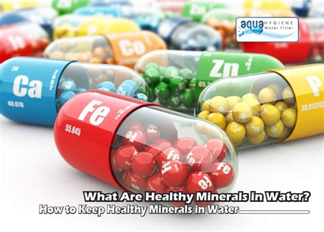What Are Healthy Minerals In Water Dubai Drinking Water Filter