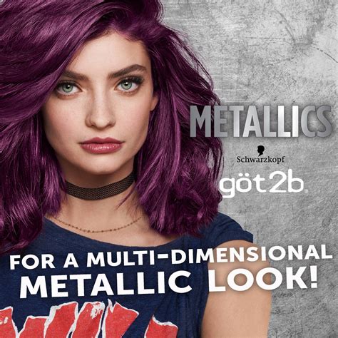 Schwarzkopf Got2b Metallic Permanent Hair Color M69 Amethyst Chrome