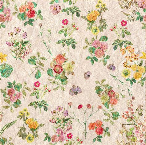 Vintage Floral Wallpaper Pattern Desktop Wallpaper Patterns