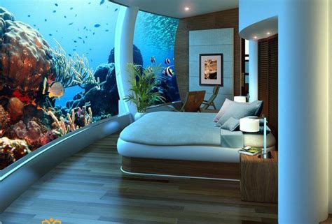 The Worlds Most Incredible Underwater Hotel Rooms Underwater Bedroom