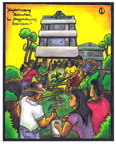 Poster Pagkakaisa Drawing A Tribute To Joni Mitchell