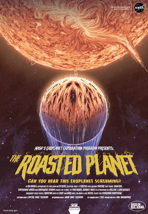 The Roasted Planet Poster Exoplanet Exploration Planets Beyond Our