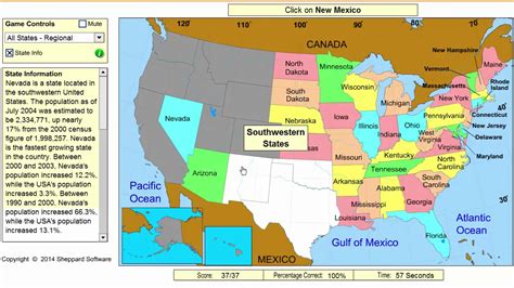 Usa States Game Level 1 Learn The 50 States Geography Game Perfect