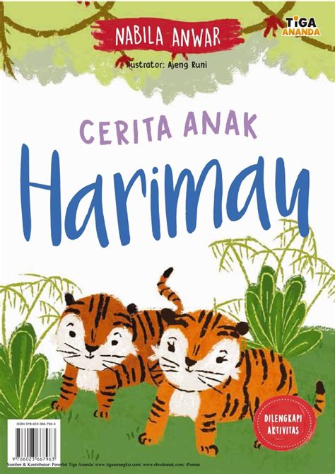 Ebook Seri Cerita Anak Binatang Cerita Anak Harimau 1 Ebook Anak