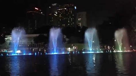 Suria Klcc Water Fountain Light Show With Music Kuala Lumpur
