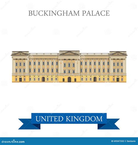 Buckingham Palace Cartoon Vector 62596835