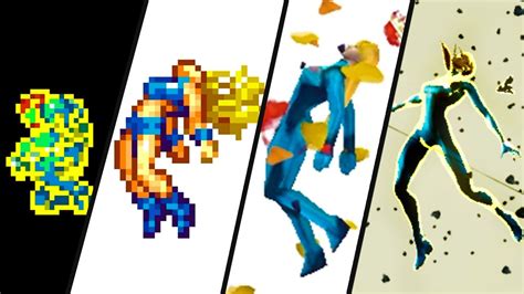 Evolution Of Samus Dying And All Metroid Game Over Screens Youtube