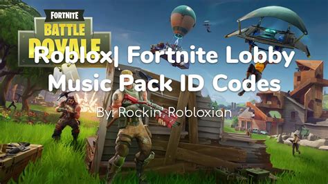 Roblox Fortnite Lobby Music Pack Id Codes Youtube