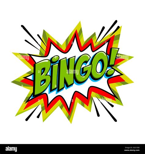 Bingo Lottery Green Vector Banner Lottery Game Background In Comic