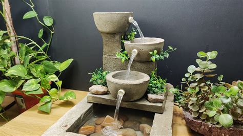 How To Make Amazing Awesome Waterfall Fountain Water Fountain At Home