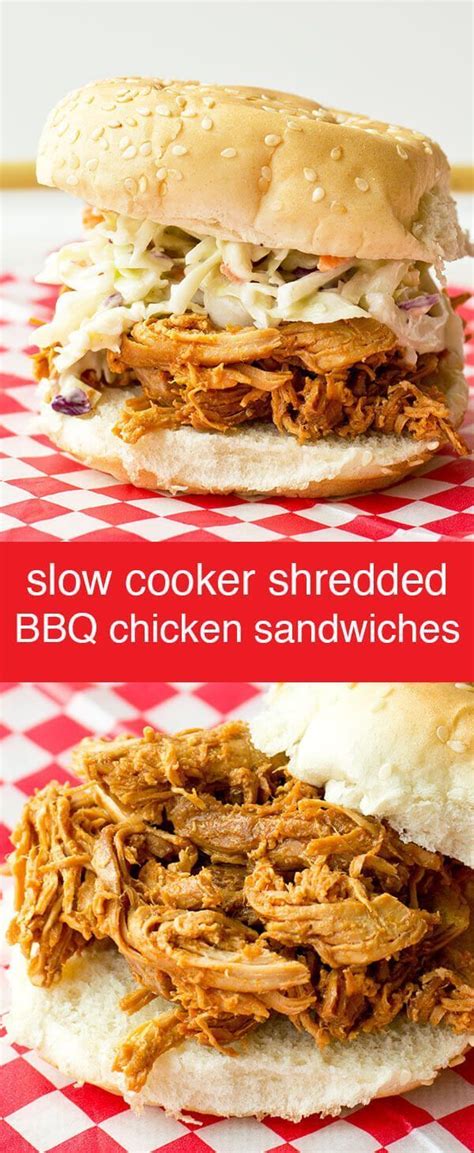 Instead of shredded lettuce, like most other fast food sandwiches, wendy's serves their crispy chicken sandwich with a whole leaf. These Shredded Barbecue Chicken Sandwiches are made in the ...