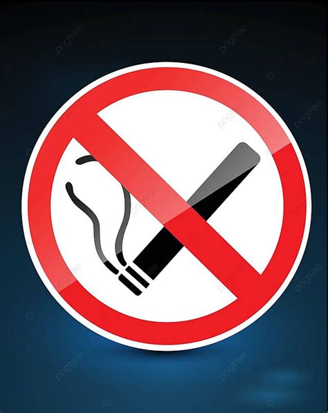 Ilustrasi Tanda Dilarang Merokok Dilarang Merokok Vektor Ilustrasi Tidak Merokok PNG Dan