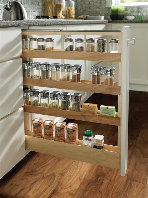 Homemade Pull Out Spice Rack Diy Slide Out Spice Rack Completed