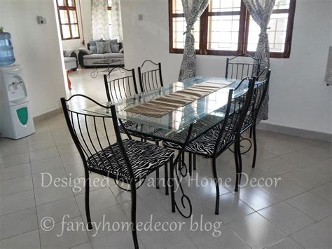 With our custom offerings, we can work with you to create an indoor dining table with you that suits the size of your family, the size of your dining room and your décor theme. Fancy Home Decor: MY PROJECT: SITE YA BOKO...SEPTEMBER 2013