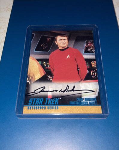 Star Trek Tos James Doohan Autograph Auto Card A32 Ebay