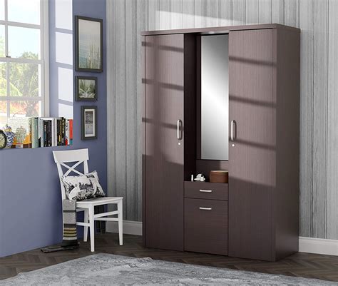 Stylespa Prudent Particle Board And Engineered Wood 3 Door Wardrobe