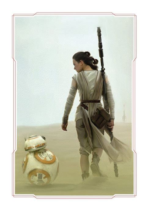 The Force Awakens Reys Story Bb8 Star Wars Vii Star Wars Fan Art