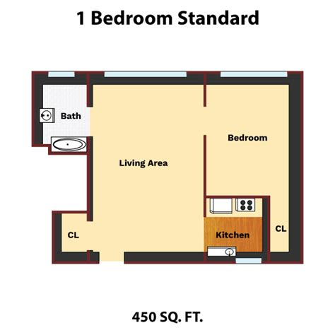 Give your bedroom an amara makeover. 1 Bedroom Standard | The Jefferson Apartments and Suites