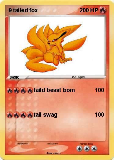 Pokémon 9 Tailed Fox 14 14 Taild Beast Bom My Pokemon Card