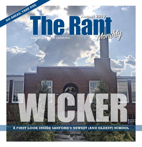 The Rant Monthly | August 2019 by The Rant - Issuu