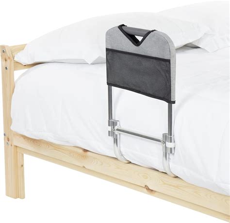 Vive Compact Bed Rail With Storage Bag Bedside Assist Rails For Elderly Adult Safety Seniors