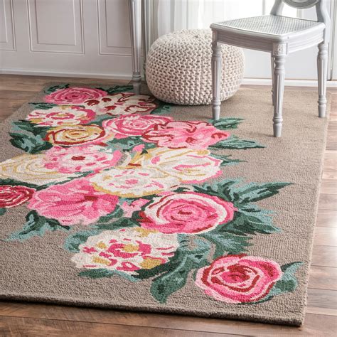 Nuloom Handmade Contemporary Floral Area Rug Floral Area Rugs Area