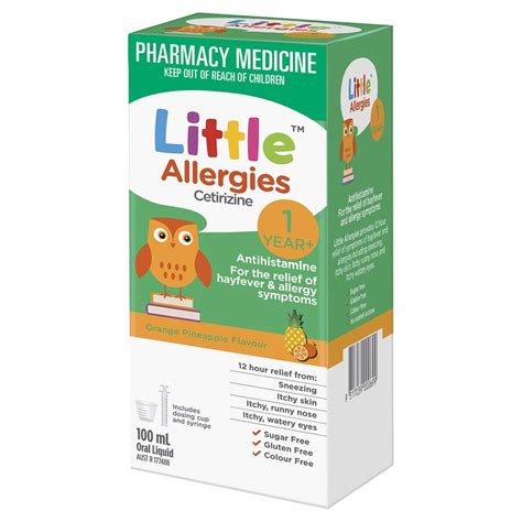 Buy Little Allergies Orange Pineapple 100ml Online At Chemist Warehouse®