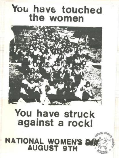 Saha South African History Archive You Have Touched The Women You