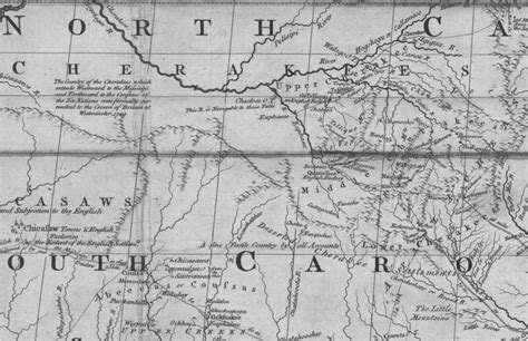 Eighteenth Century Recognition Of Cherokee Places Overlain With Anglo
