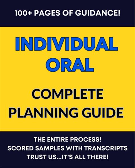 Individual Oral Individual Oral