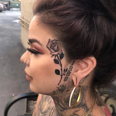 Face Tattoo Ideas For Woman