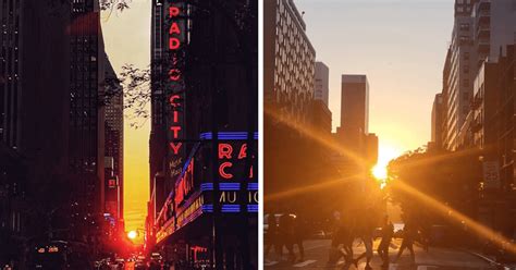 What Is Manhattanhenge Stunning Pics Show Gorgeous Nyc Phenomenon That
