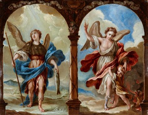 The Raccolta — St Michael St Gabriel St Raphael And The Angel