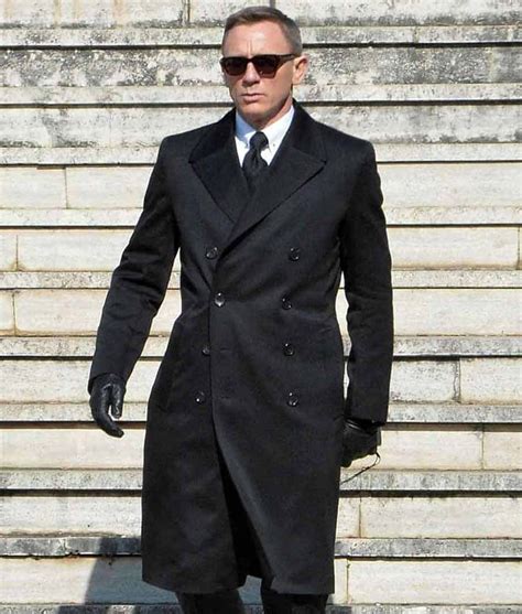 James Bond Spectre Coat Daniel Craig Double Breasted Coat Jackets