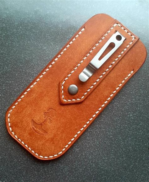 The Gentlemens Slip Handcrafted Leather Pocket Sheath With Etsy