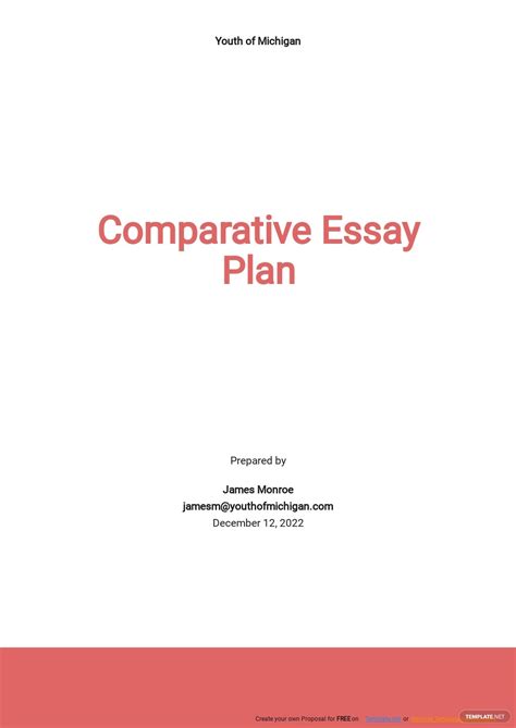 💐 Comparative Essay The Comparative Essay University College Writing